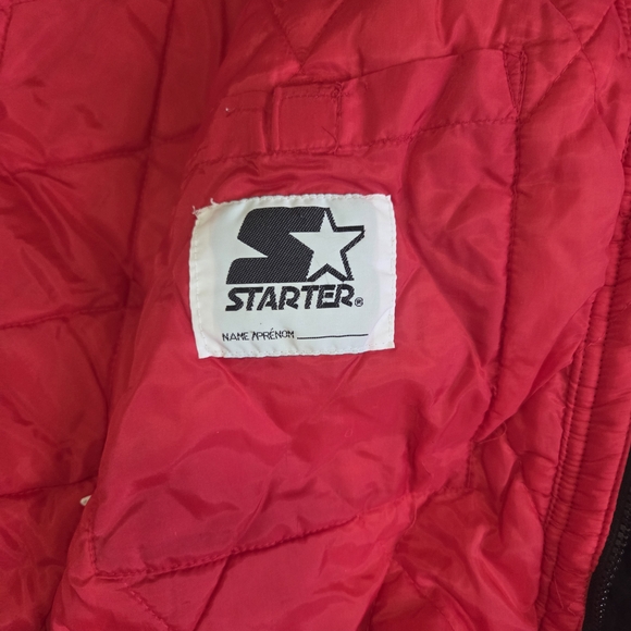 Vintage Starter CFL Calgary Stampeders Zip Up Jacket Size Large - Picture 8 of 15